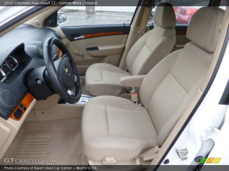 2010 Aveo Aveo5 LT Neutral Interior
