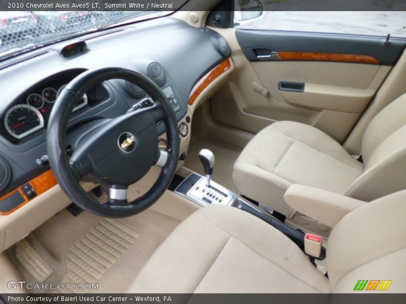 Neutral Interior - 2010 Aveo Aveo5 LT 