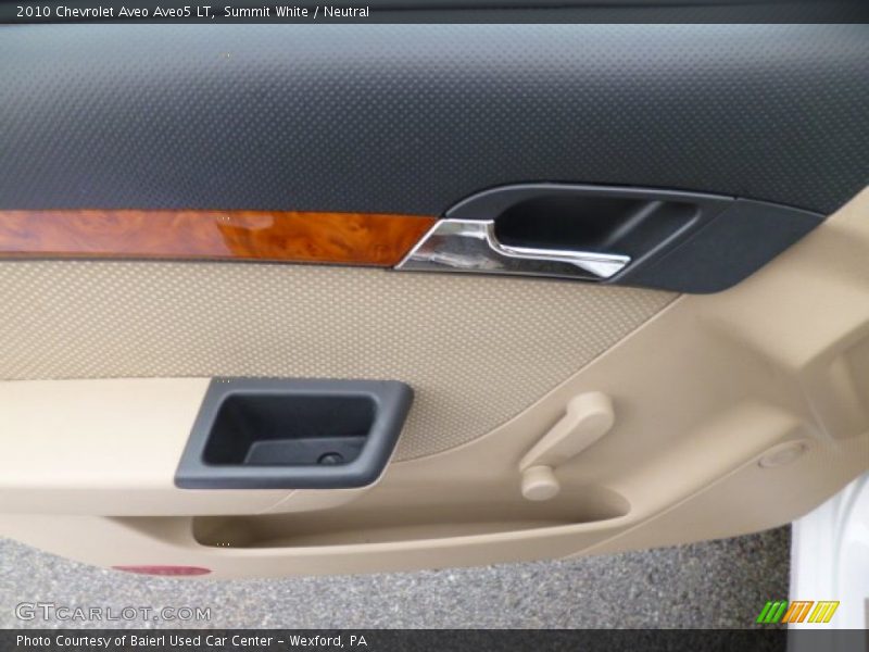 Summit White / Neutral 2010 Chevrolet Aveo Aveo5 LT