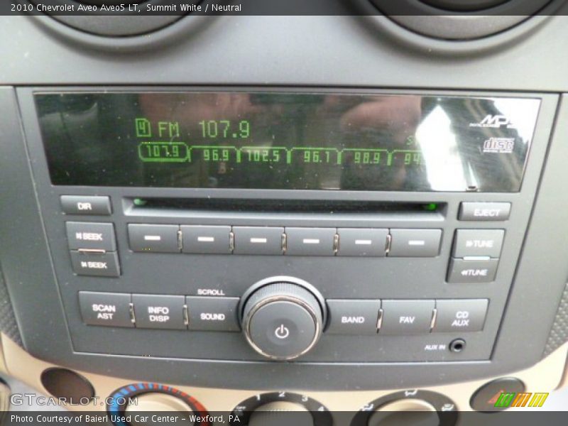 Summit White / Neutral 2010 Chevrolet Aveo Aveo5 LT