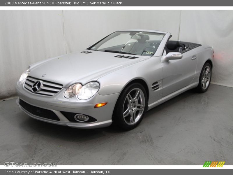 Iridium Silver Metallic / Black 2008 Mercedes-Benz SL 550 Roadster