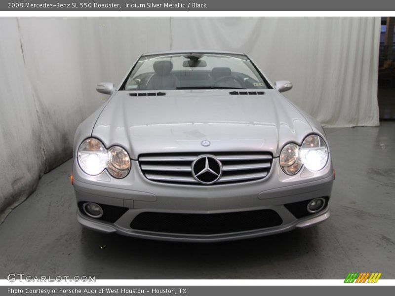 Iridium Silver Metallic / Black 2008 Mercedes-Benz SL 550 Roadster