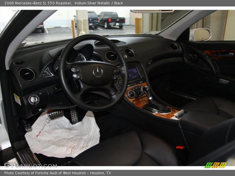 Iridium Silver Metallic / Black 2008 Mercedes-Benz SL 550 Roadster