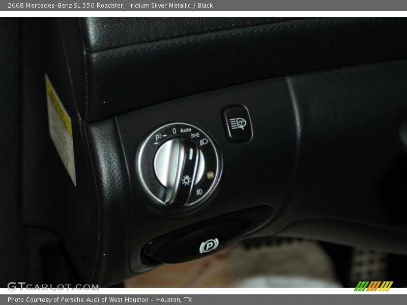 Iridium Silver Metallic / Black 2008 Mercedes-Benz SL 550 Roadster
