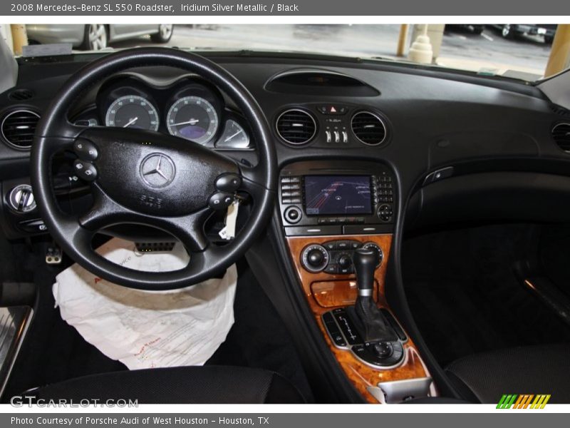 Iridium Silver Metallic / Black 2008 Mercedes-Benz SL 550 Roadster