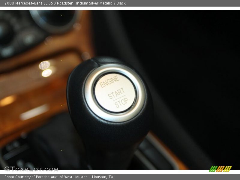 Iridium Silver Metallic / Black 2008 Mercedes-Benz SL 550 Roadster