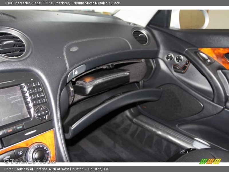 Iridium Silver Metallic / Black 2008 Mercedes-Benz SL 550 Roadster
