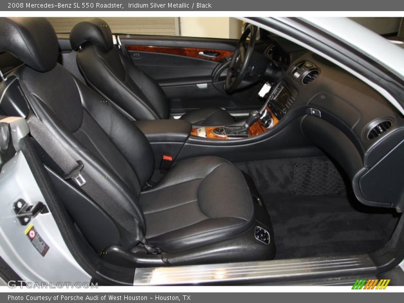 Iridium Silver Metallic / Black 2008 Mercedes-Benz SL 550 Roadster