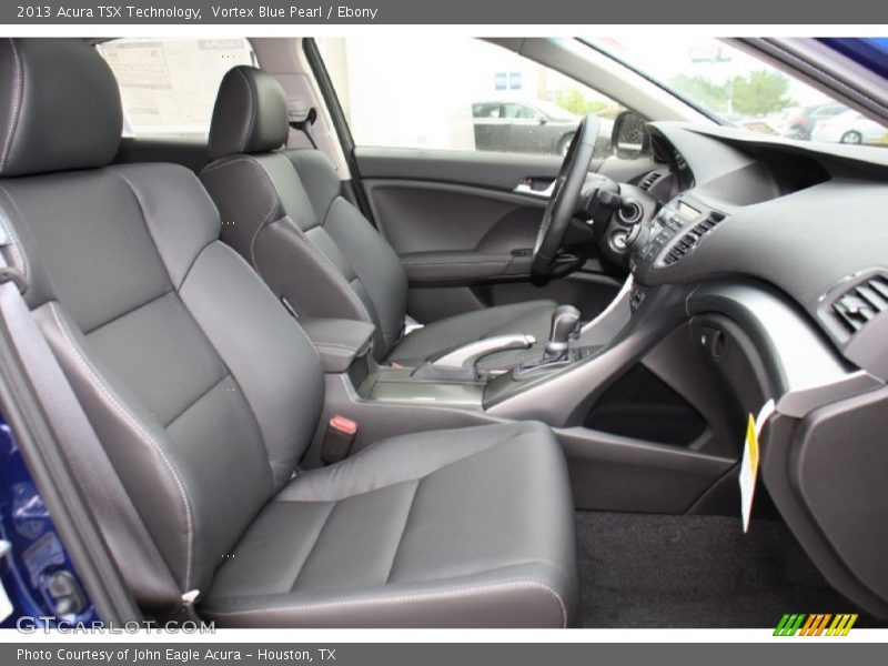 Front Seat of 2013 TSX Technology