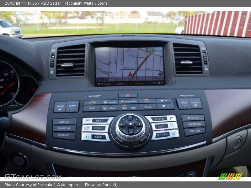 Moonlight White / Stone 2008 Infiniti M 35x AWD Sedan