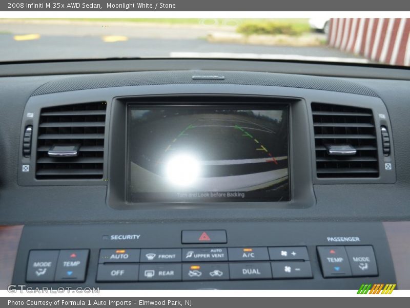 Moonlight White / Stone 2008 Infiniti M 35x AWD Sedan