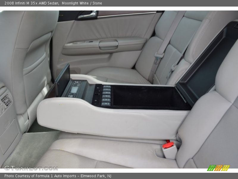 Moonlight White / Stone 2008 Infiniti M 35x AWD Sedan