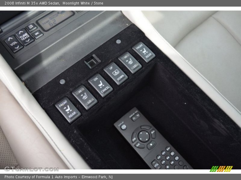 Moonlight White / Stone 2008 Infiniti M 35x AWD Sedan