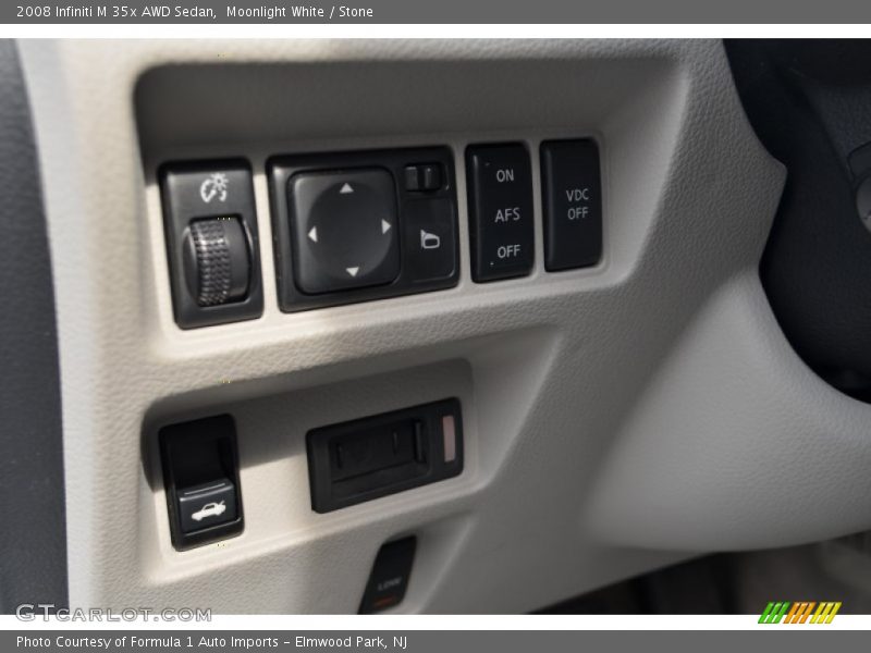 Moonlight White / Stone 2008 Infiniti M 35x AWD Sedan