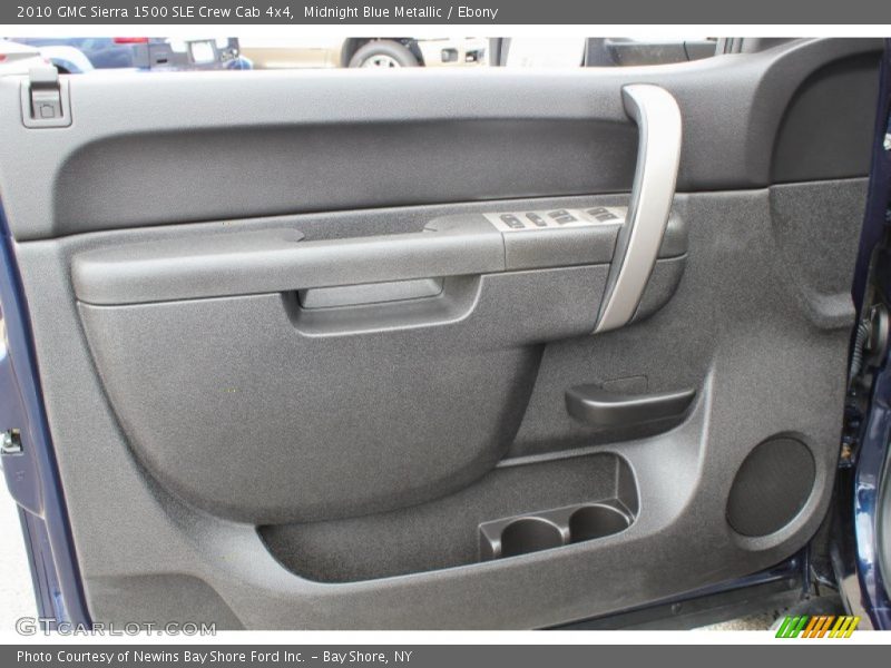 Midnight Blue Metallic / Ebony 2010 GMC Sierra 1500 SLE Crew Cab 4x4