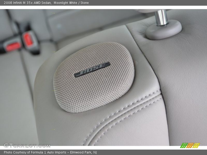 Moonlight White / Stone 2008 Infiniti M 35x AWD Sedan