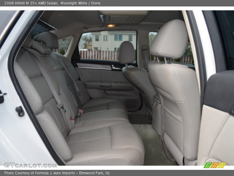 Moonlight White / Stone 2008 Infiniti M 35x AWD Sedan