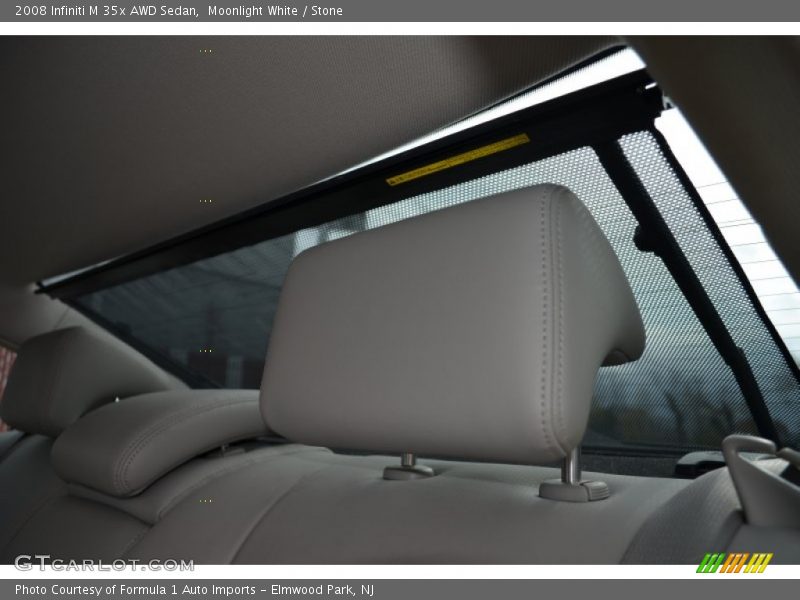 Moonlight White / Stone 2008 Infiniti M 35x AWD Sedan