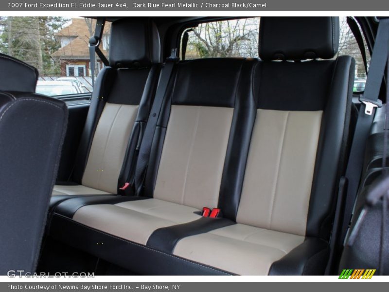 Dark Blue Pearl Metallic / Charcoal Black/Camel 2007 Ford Expedition EL Eddie Bauer 4x4