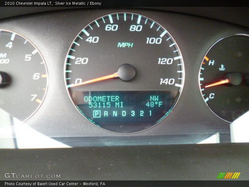 Silver Ice Metallic / Ebony 2010 Chevrolet Impala LT