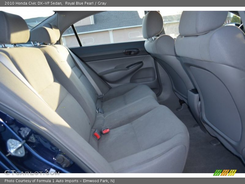 Royal Blue Pearl / Gray 2010 Honda Civic DX-VP Sedan