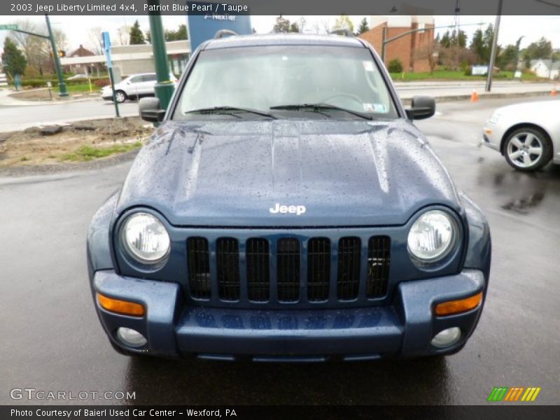 Patriot Blue Pearl / Taupe 2003 Jeep Liberty Limited 4x4