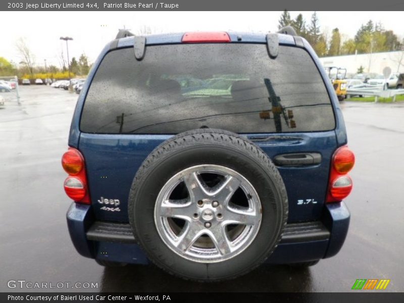 Patriot Blue Pearl / Taupe 2003 Jeep Liberty Limited 4x4