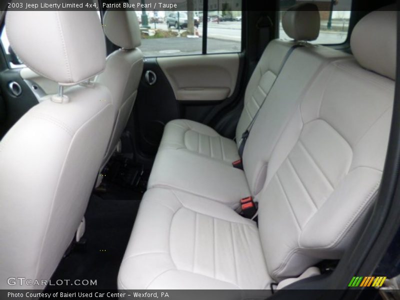 Rear Seat of 2003 Liberty Limited 4x4