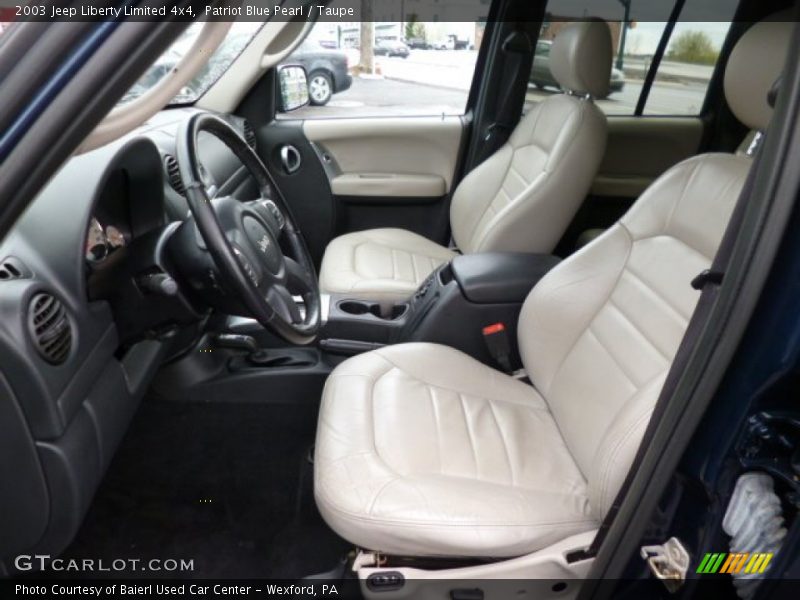 Front Seat of 2003 Liberty Limited 4x4