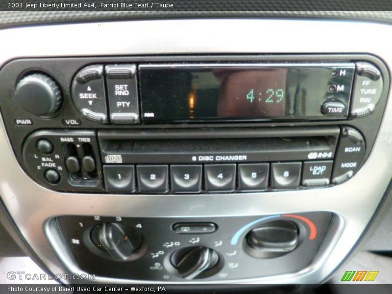 Controls of 2003 Liberty Limited 4x4