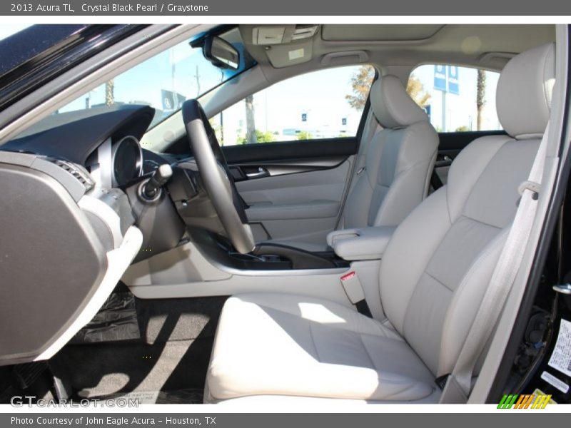 Crystal Black Pearl / Graystone 2013 Acura TL