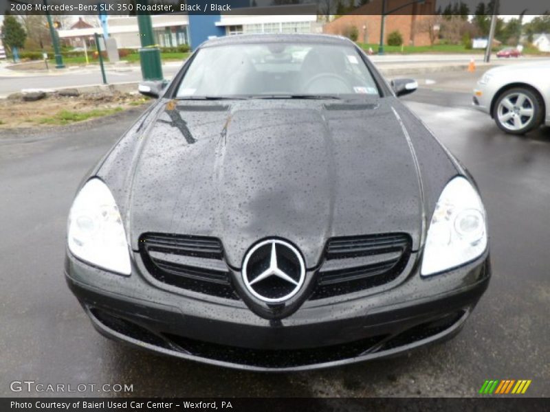 Black / Black 2008 Mercedes-Benz SLK 350 Roadster