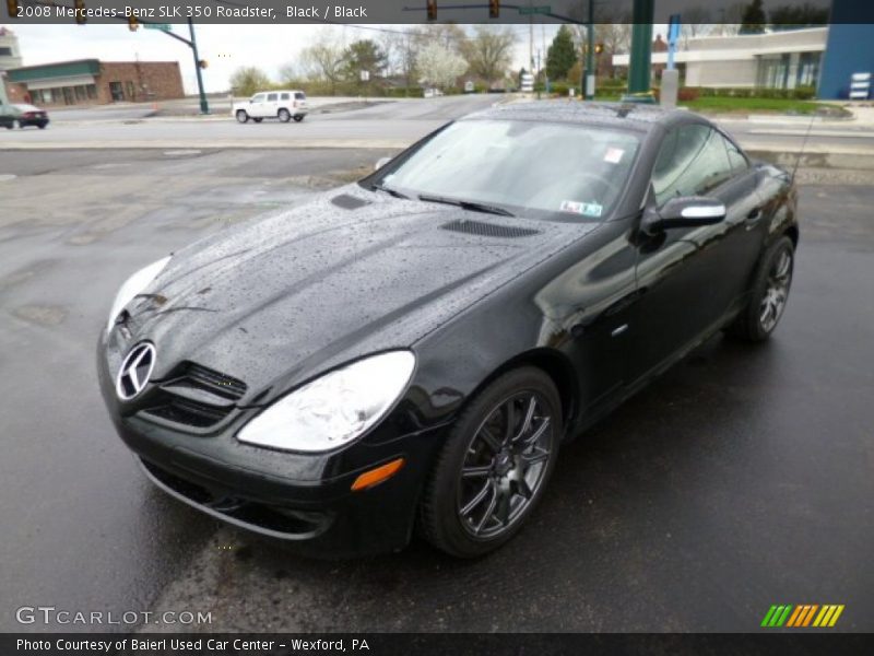 Black / Black 2008 Mercedes-Benz SLK 350 Roadster