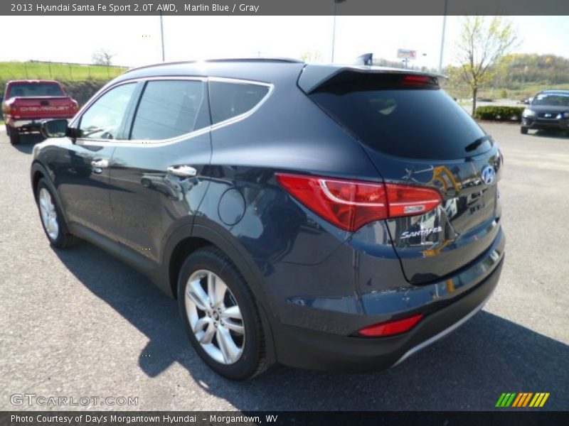 Marlin Blue / Gray 2013 Hyundai Santa Fe Sport 2.0T AWD