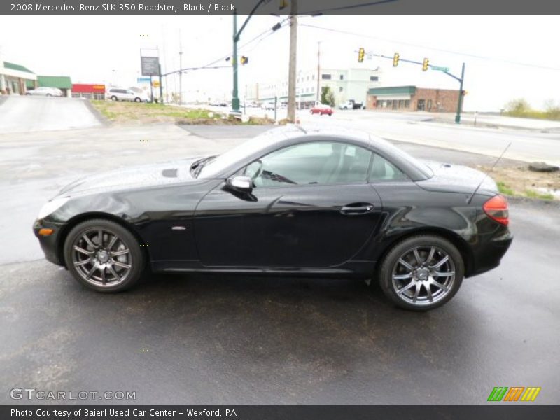 Black / Black 2008 Mercedes-Benz SLK 350 Roadster