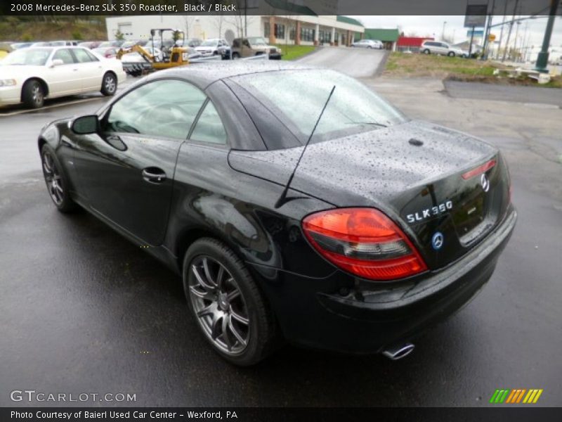 Black / Black 2008 Mercedes-Benz SLK 350 Roadster