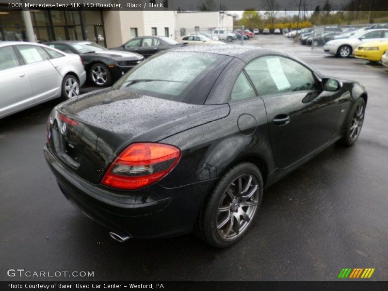 Black / Black 2008 Mercedes-Benz SLK 350 Roadster