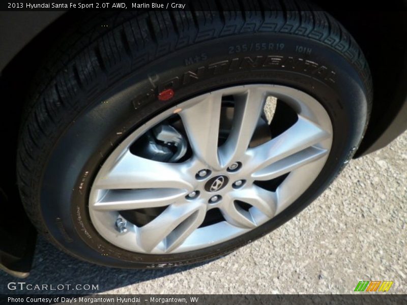 Marlin Blue / Gray 2013 Hyundai Santa Fe Sport 2.0T AWD