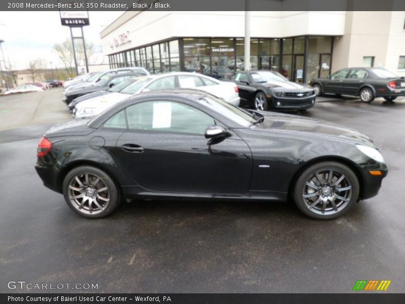 Black / Black 2008 Mercedes-Benz SLK 350 Roadster