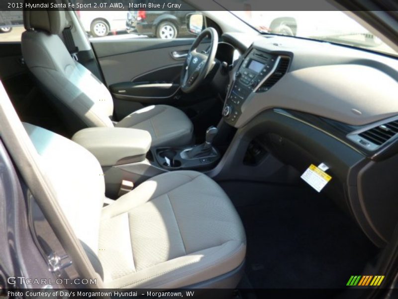Marlin Blue / Gray 2013 Hyundai Santa Fe Sport 2.0T AWD