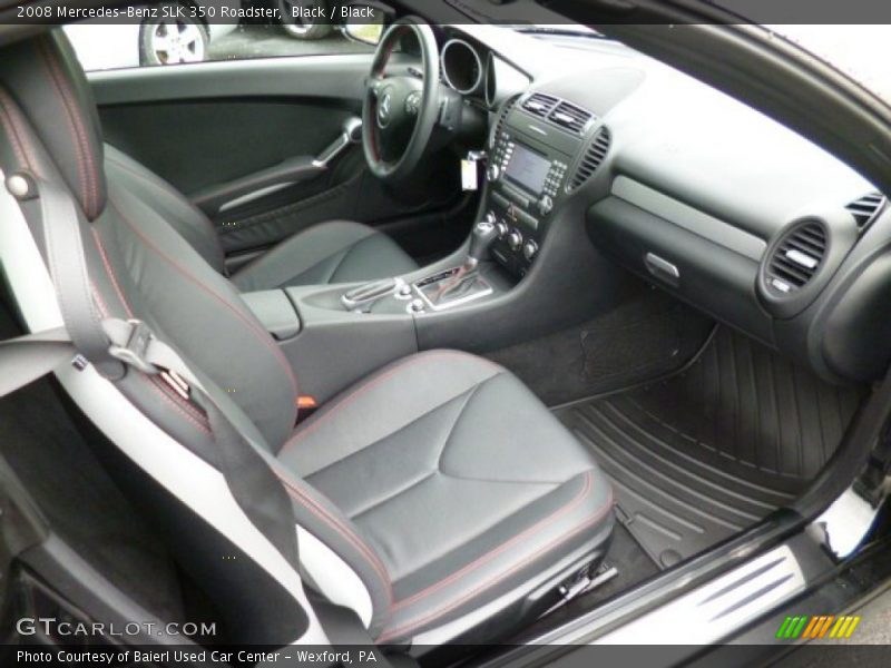  2008 SLK 350 Roadster Black Interior