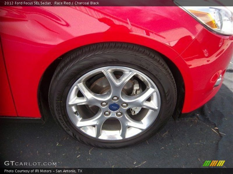 Race Red / Charcoal Black 2012 Ford Focus SEL Sedan