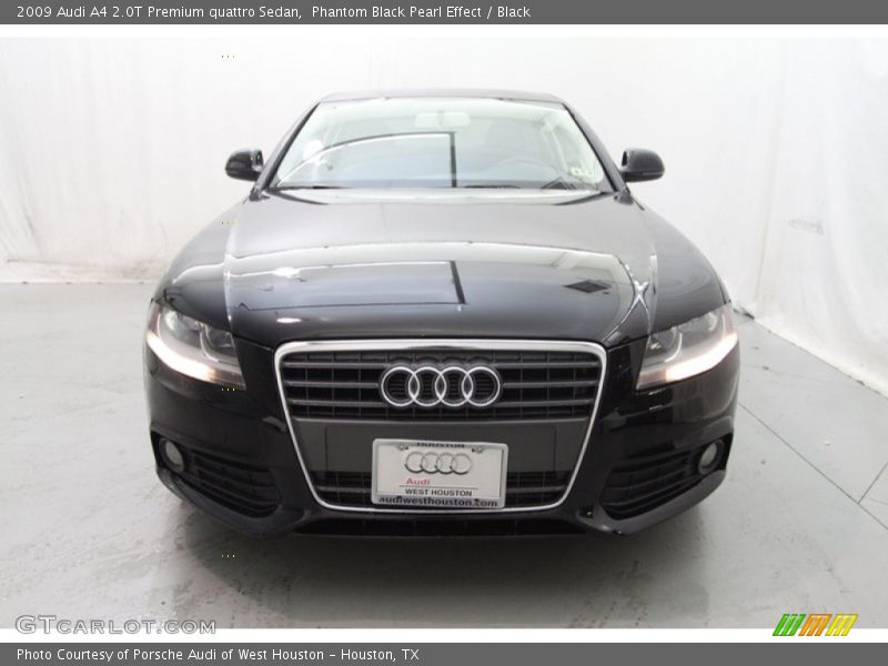 Phantom Black Pearl Effect / Black 2009 Audi A4 2.0T Premium quattro Sedan