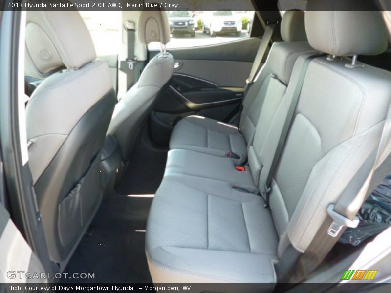 Marlin Blue / Gray 2013 Hyundai Santa Fe Sport 2.0T AWD