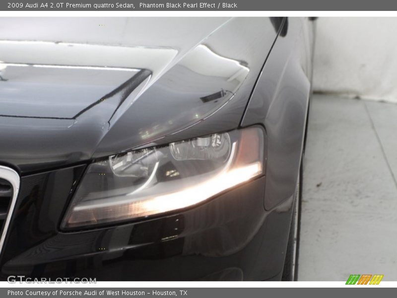 Phantom Black Pearl Effect / Black 2009 Audi A4 2.0T Premium quattro Sedan