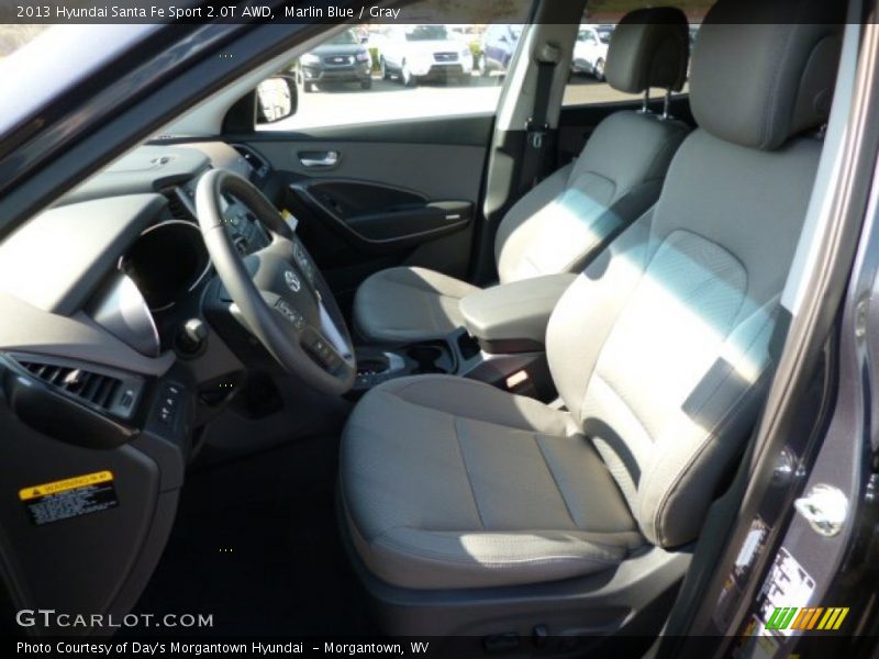 Marlin Blue / Gray 2013 Hyundai Santa Fe Sport 2.0T AWD