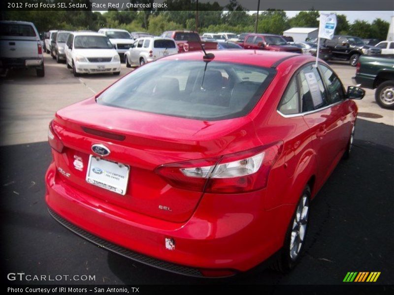 Race Red / Charcoal Black 2012 Ford Focus SEL Sedan