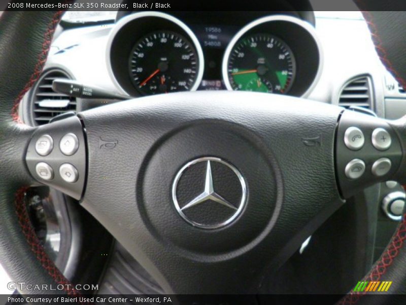 Black / Black 2008 Mercedes-Benz SLK 350 Roadster