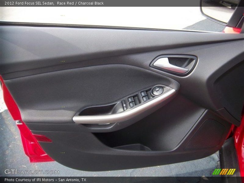 Race Red / Charcoal Black 2012 Ford Focus SEL Sedan