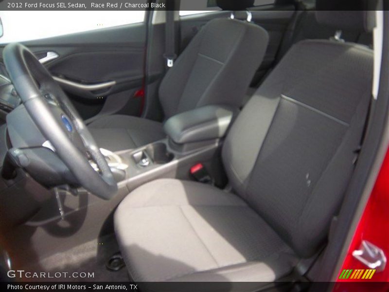 Race Red / Charcoal Black 2012 Ford Focus SEL Sedan